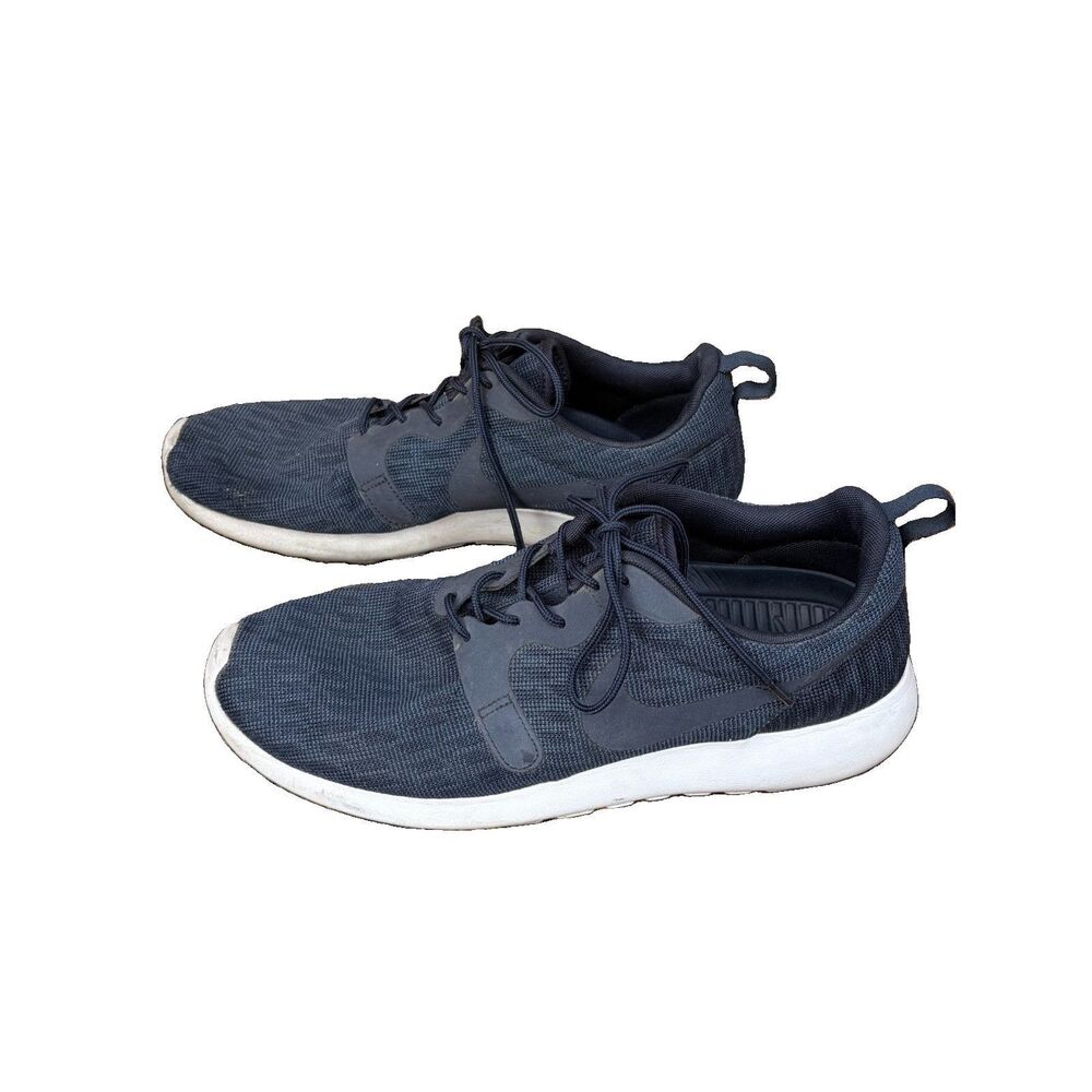 Nike Roshe One Knit Jacqard Navy Blue 11.5 Running Shoes Sneakers 777429-402 - Picture 2 of 10